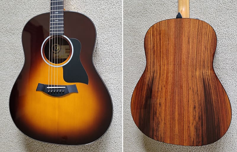 Taylor 217e-SB Plus LTD 50th Anniversary Acoustic Electric Guitar, Tobacco Sunburst, Taylor Case image 1