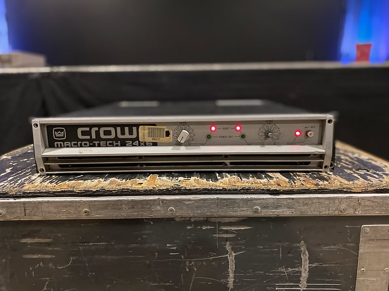 Crown MacroTech 24x6 Stereo Power Amplifier Reverb