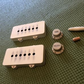Fender Relic ed Jazzmaster Pickup Covers and Knobs Kit Reverb