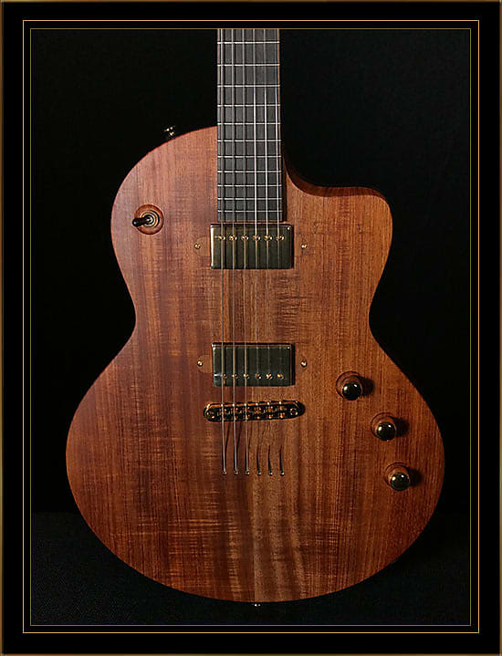 Lowden GL-10 with Tasmanian Blackwood Top and Lollar Humbuckers in Satin Natural image 1