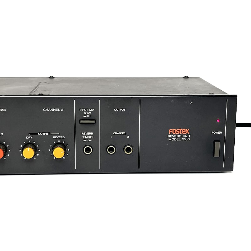 ギター Fostex REVERB UNIT Model 3180 Fostex 3180, Tabletop Version, Reverb Unit, 2 Channel Spring