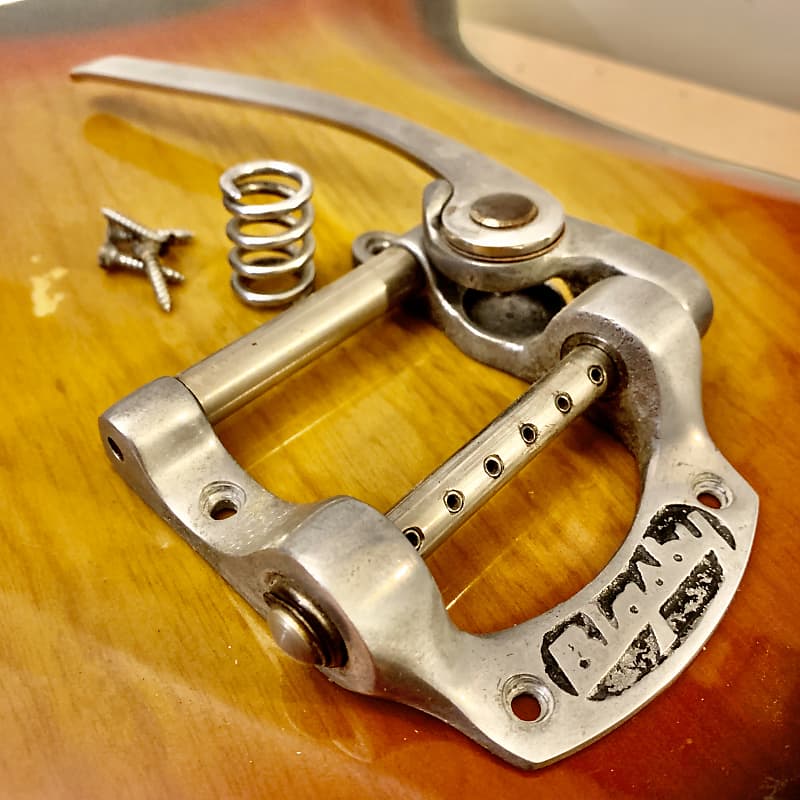 Bigsby B5 vibrato tailpiece 1960 Nickel original vintage Gibson gretsch  guild fender telecaster b-5 USA