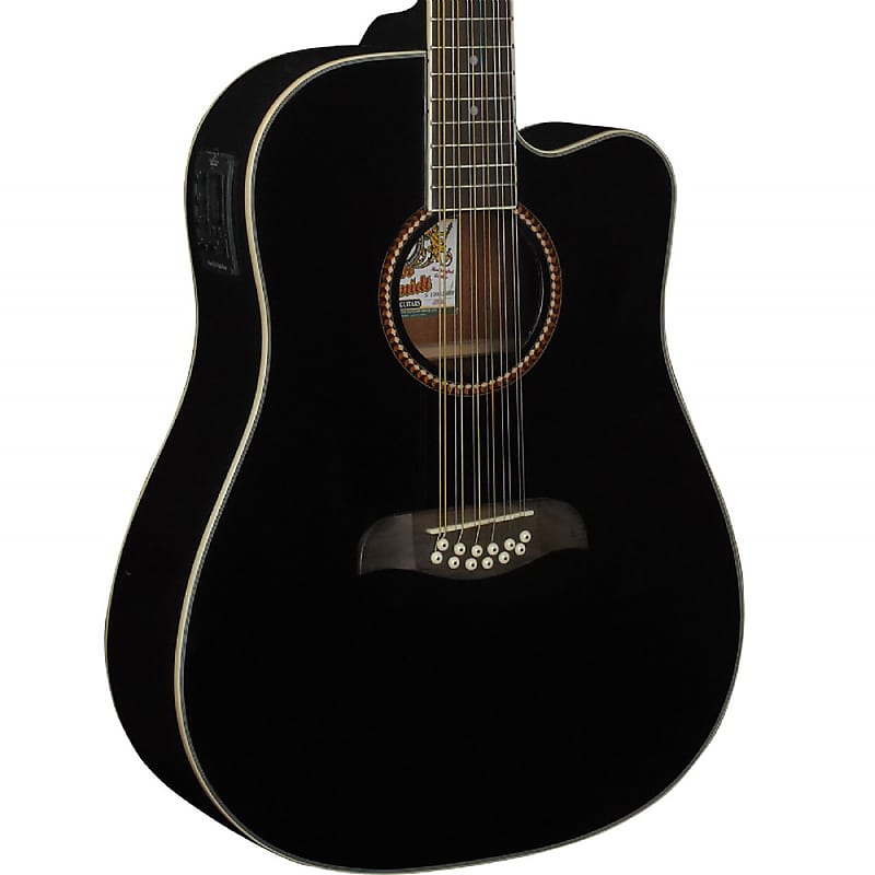 Oscar Schmidt OD312CEB 12-String Dreadnought Acoustic Electric