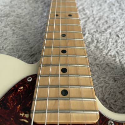 Fender Deluxe Nashville Telecaster 2016 MIM White Blonde Noiseless Pups Guitar image 7