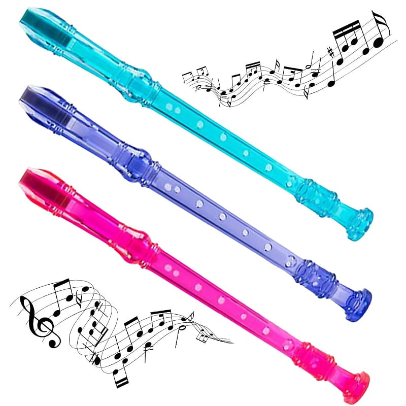 Recorders For Kids, Set Of 3, Recorder Music Toys With Reverb