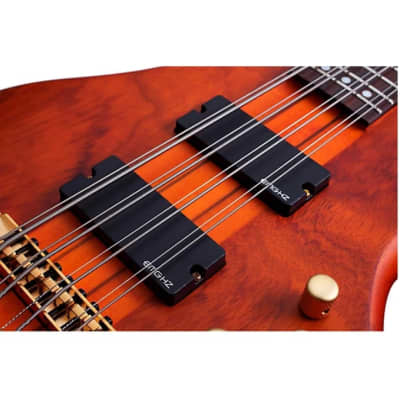 Schecter Stiletto Studio-8 Active 8-String Bass, Honey Satin  2740 image 6