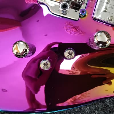 KOLOSS X-Sunset headless  Aluminum body electric guitar image 5
