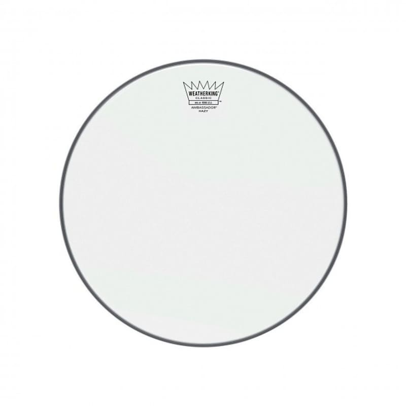 Remo Ambassador Hazy Classic Fit 14" Snare Drum Resonant Reverb