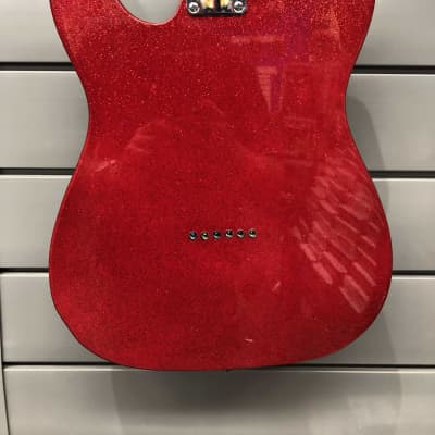 Squier Limited-Edition Bullet Telecaster 2021 - Red Sparkle metalflake image 6