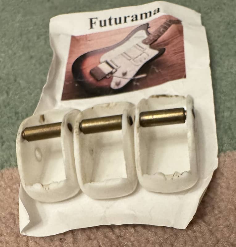 Futurama complete set of 3 rocker switches, 1960s -White image 1