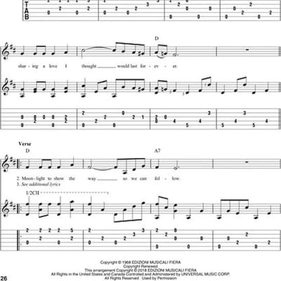 Fingerpicking Italian Songs - 15 Songs Arranged for Solo Guitar in Standard Notation & Tab image 5