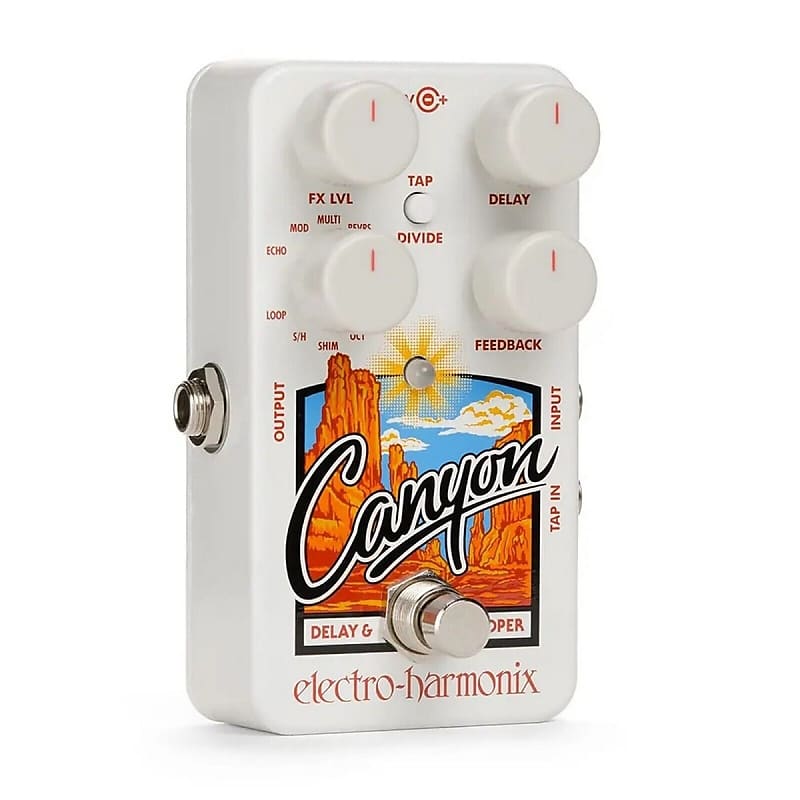 Electro-Harmonix Canyon Delay and Looper Guitar Effects Pedal image 1