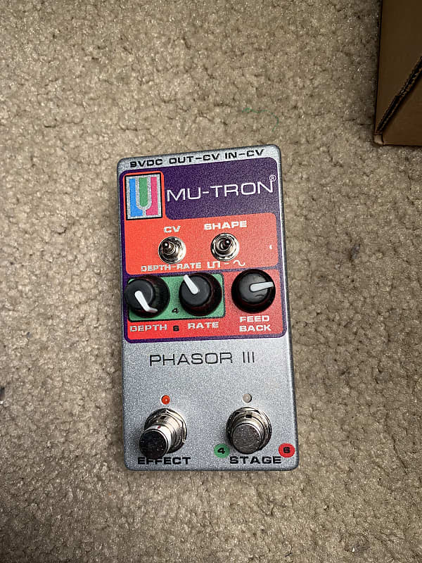 Mu-Tron Phasor III Mutron phaser guitar pedal | Reverb Canada