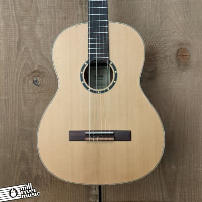 Ortega Family Series Cedar Nylon String Acoustic Guitar Small Neck BStock w/Bag for sale