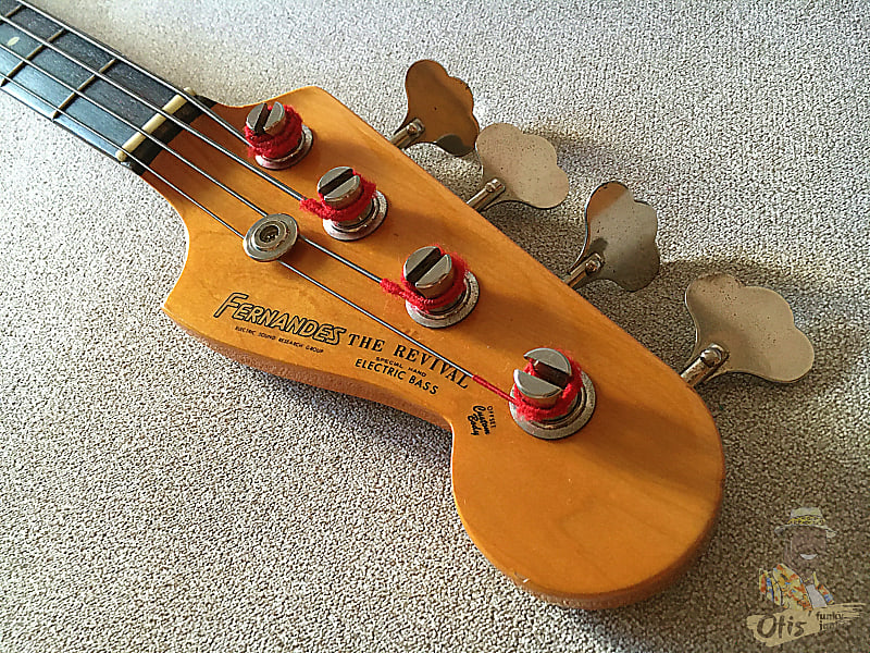 1983 Fernandes The Revival RJB-55 Jazz Bass | Reverb