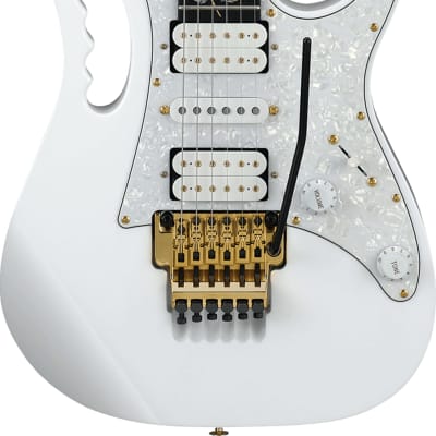 Ibanez JEM7VP Steve Vai Signature Premium Electric Guitar, White image 2