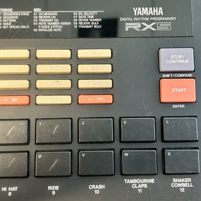 Yamaha RX5 drum machine as-is not-working powers-on image 8