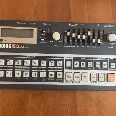 Korg KPR-77 Drum Machine 1980s - Black