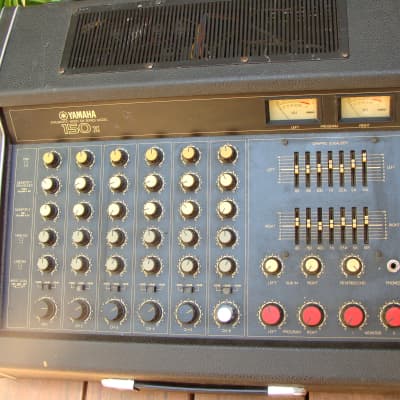 Vintage Yamaha EM 150 II B Powered 6 Channel Mixer w Reverb | Reverb