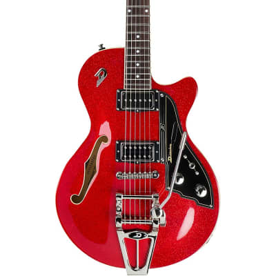 Duesenberg Starplayer TV Semi-Hollow Electric Guitar Red Sparkle image 1