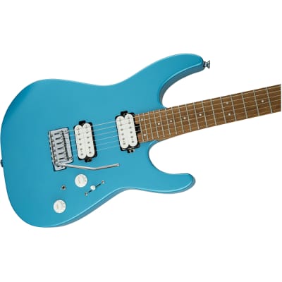 Charvel Pro-Mod DK24 HH 2PT CM Guitar, Caramelized Maple Fingerboard, Matte Blue Frost image 2