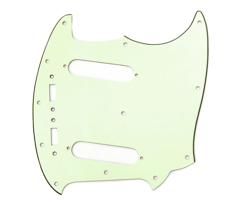 Pickguard For Fender Mustang, 3Ply MINT GREEN Reverb