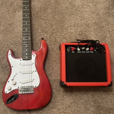 LyxPro 39" Stratocaster Electric Guitar Beginner Kit- Left Handed image 2