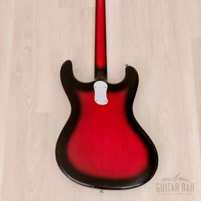 2000s Mosrite USA Ventures Model Mark I 1964 Vintage Reissue Red Sunburst w/ Vibramute, Fillmore image 3