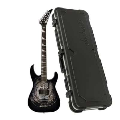 Jackson Pro Signature Andreas Kisser Quadra Electric Guitar (Rose) Bundle with Jackson Heavy Duty Hardshell Case (2 items) for sale