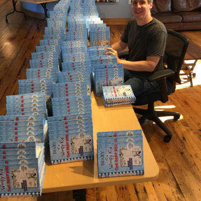 Pre-Order AUTOGRAPHED Diary Of a Wimpy Kid #15: The Deep End New Hardcover Book Jeff Kinney image 2