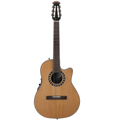 Ovation Timeless Legend Nylon String Acoustic Electric Guitar, Natural for sale