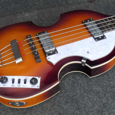 USED Hofner HI-BB-PE-SB Ignition Series Violin Beatle Bass Sunburst image 3