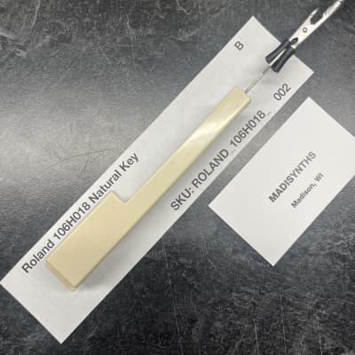 ORIGINAL Roland Replacement B Key (Matsushita SK-1xx Keybeds) (106H018) for Jupiter-4, System-100/700, SH-1/2/3/3A/5/7, RS-505, VP-330, Promars, etc