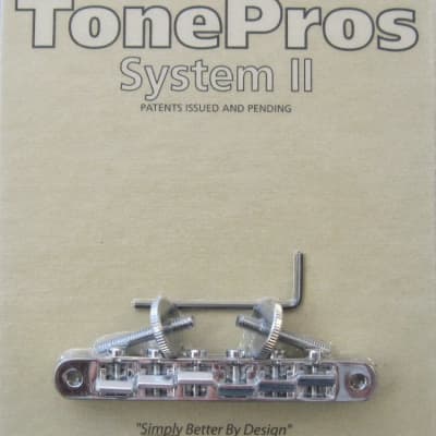 TonePros AVR2-C Chrome  Tuneomatic Bridge image 1