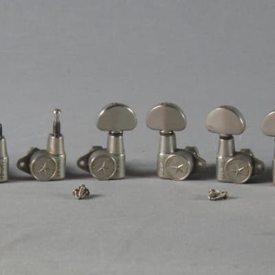 Grover Star Back Patent Pending Machine Heads 1960's Nickel/chrome image 1