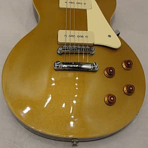 ギター Epiphone '59 Gold Top 1998 Epiphone Les Paul 59' Gold Top electric Guitar Metallic