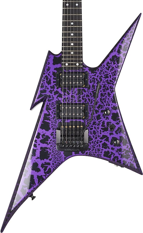 B.C. Rich USA Handcrafted Ironbird MK2 Legacy Kahler Electric Guitar - Purple Crackle image 1