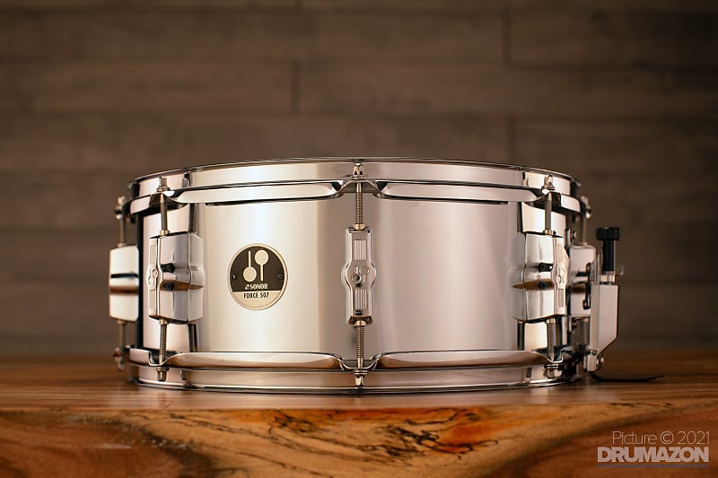 SONOR 14 X 5.5 FORCE 507 STEEL SNARE DRUM (PRE-LOVED)