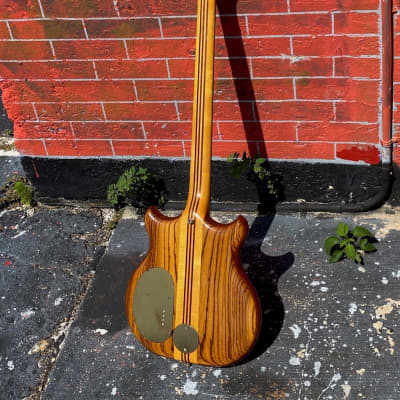 Alembic Series II Bass 1980 ultra rare all original Stanley Clarke Zebrawood Series II Short Scale its $39,800. new !! image 4