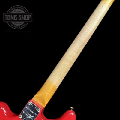 Mint Fender Custom Shop Limited Edition Bass VI Journeyman Relic Aged Dakota Red w/case image 9