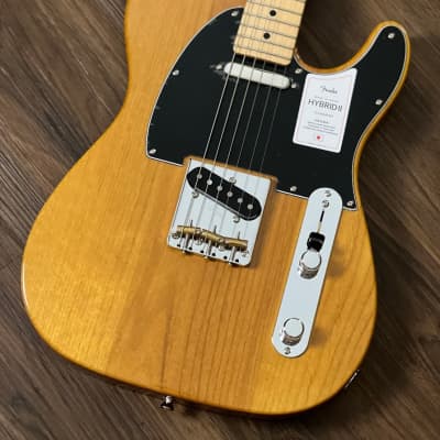 Fender Japan Hybrid II Telecaster with Maple FB in Vintage | Reverb