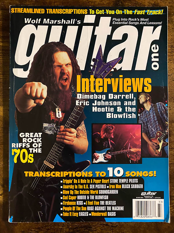 Gear One Magazine (1996, Volume 4) - Interview with Dimebag | Reverb