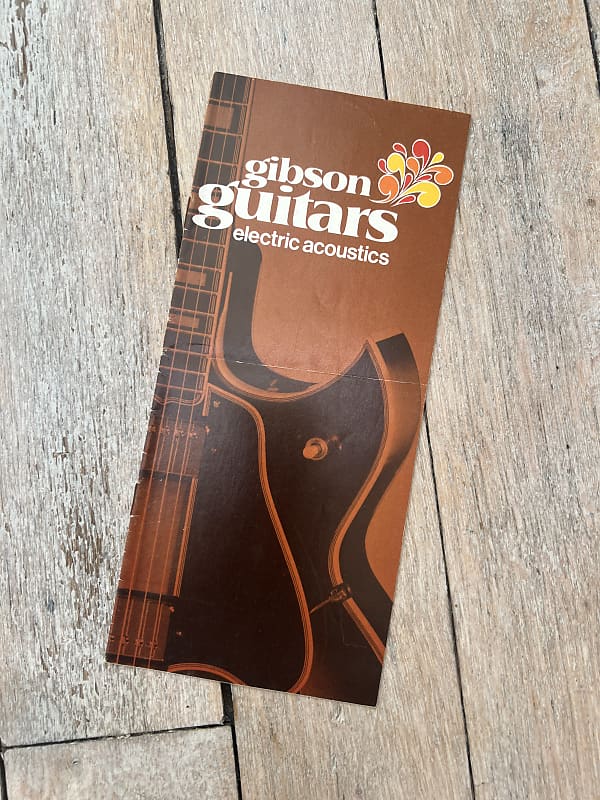 1970 Gibson Electric Acoustics Guitars Price List Catalog Reverb