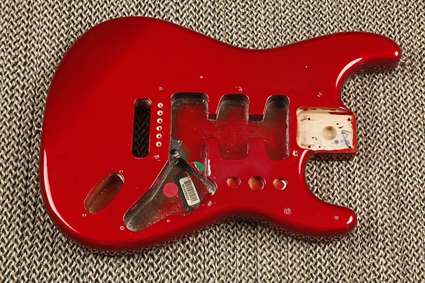 Fender Standard Stratocaster Body 2006 Candy Apple Red image 1