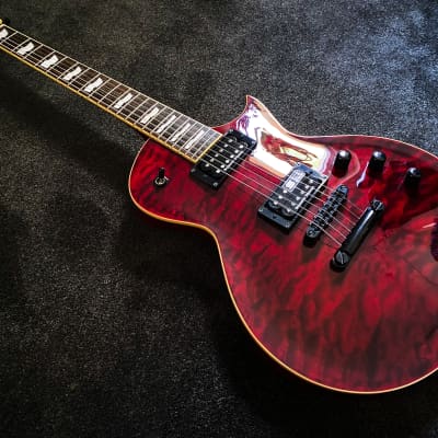競売 ESP Cherry Black - 2013 Eclipse E-MA-105SD/QM Edwards ギター