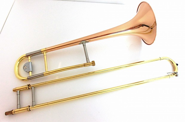 ヤハマ トンボーン YSL 3530 011705 YAMAHA YSL-3530R Trombone Gold Hard case | eBay