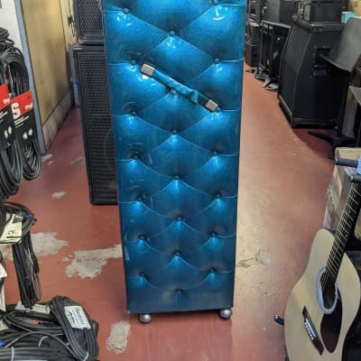 1972 Plush Blue/Green/Turquoise/Teal Sparkle 4 x 12" Guitar Speaker Cabinet - Looks Really Good -Sounds Great! image 6