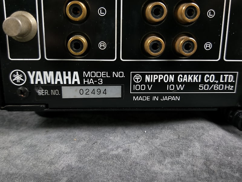 Yamaha HA-3 Natural Sound MC cartridge Equalizer In Excellent