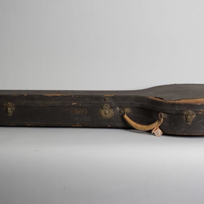 Libby Brothers 5 String Banjo (1895), ser. #66, black hard shell case. image 11