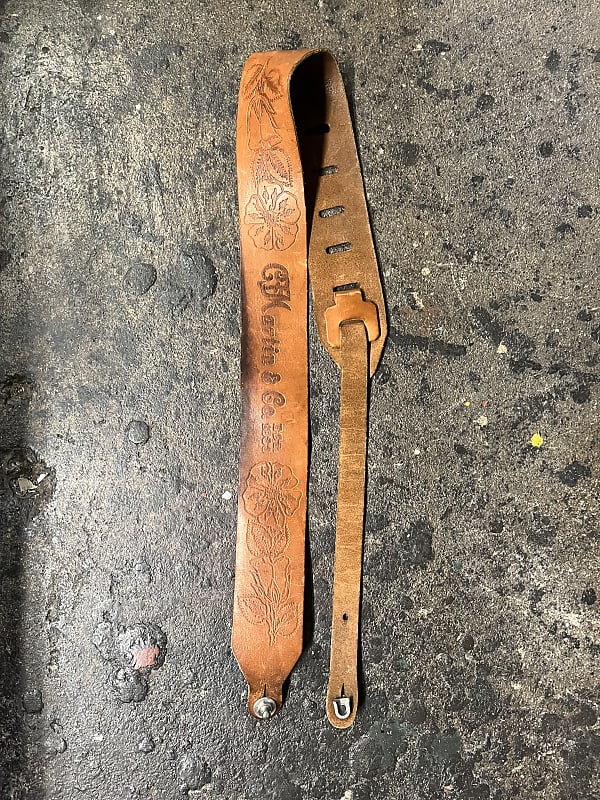 Martin Leather Guitar Strap Reverb